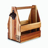 Acacia Wood Beer Caddy