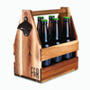Acacia Wood Beer Caddy