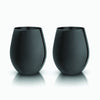 Gunmetal Black Stemless Wine Glasses