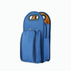 2-Bottle Wine Tote in Navy & Orange