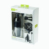 Gunmetal Black Barware Set