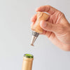 Olive Wood Wine Bottle Stopper Classic