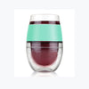 Wine FREEZE Cooling Cups in Mint (set of 2)