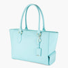 Insulated Aqua Wine Tote