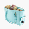 Insulated Aqua Wine Tote
