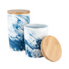 Marbled Ceramic Canister (Small)