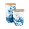 Marbled Ceramic Canister (Medium)